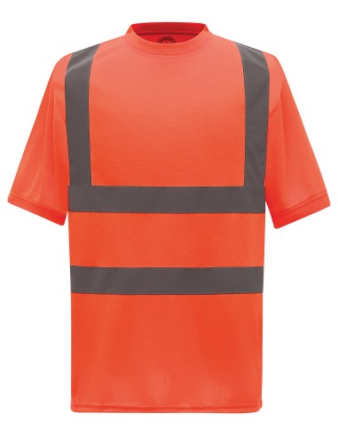 YOK-HVJ410-Two Band et Brace Hi-Vis T-Shirt